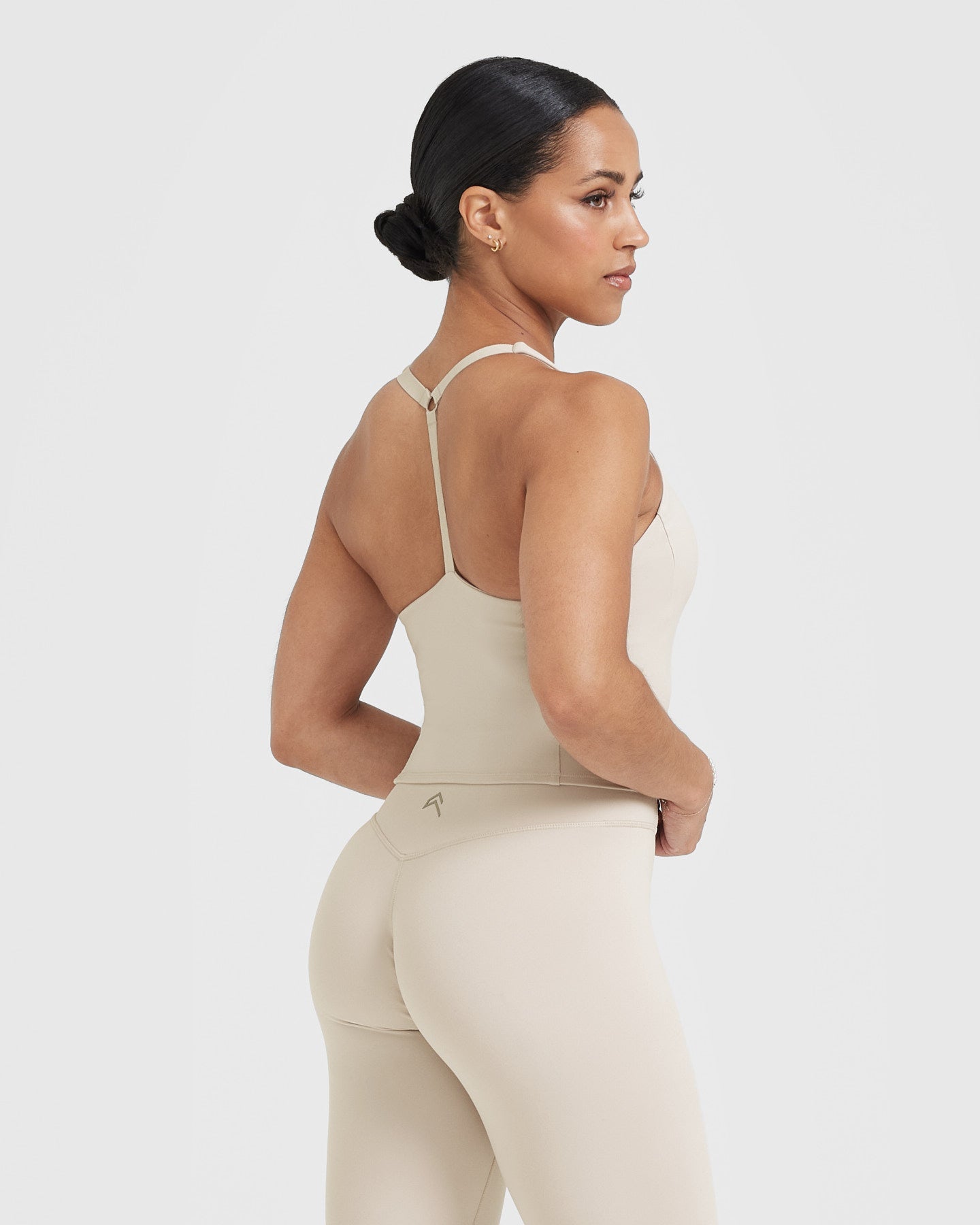 Alternative view of Timeless Square Neck Mid Vest | Sand