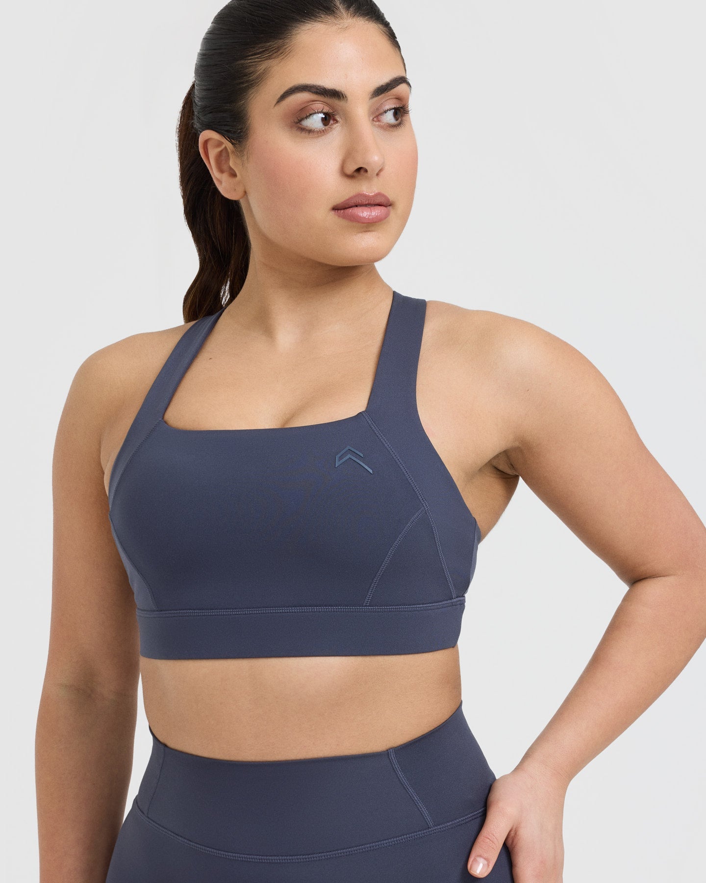 Timeless Wide Strap Sports Bra | True Blue - Image 4
