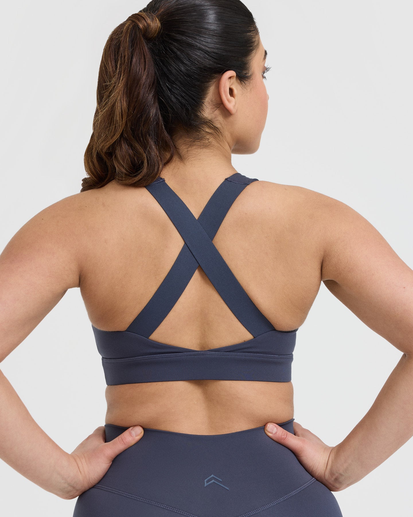 Timeless Wide Strap Sports Bra | True Blue - Image 5
