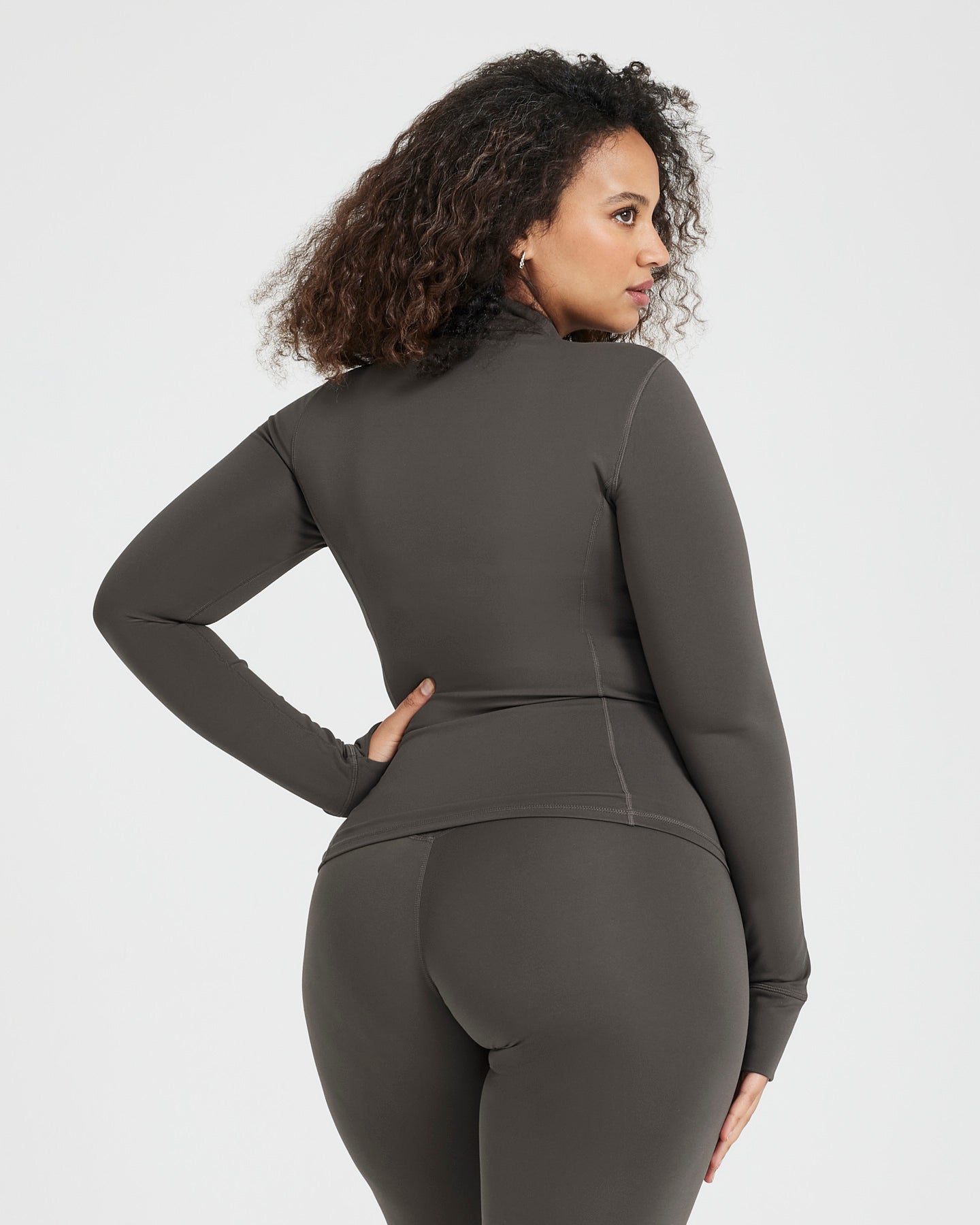 Alternative view of Timeless Jacket | Deep Taupe