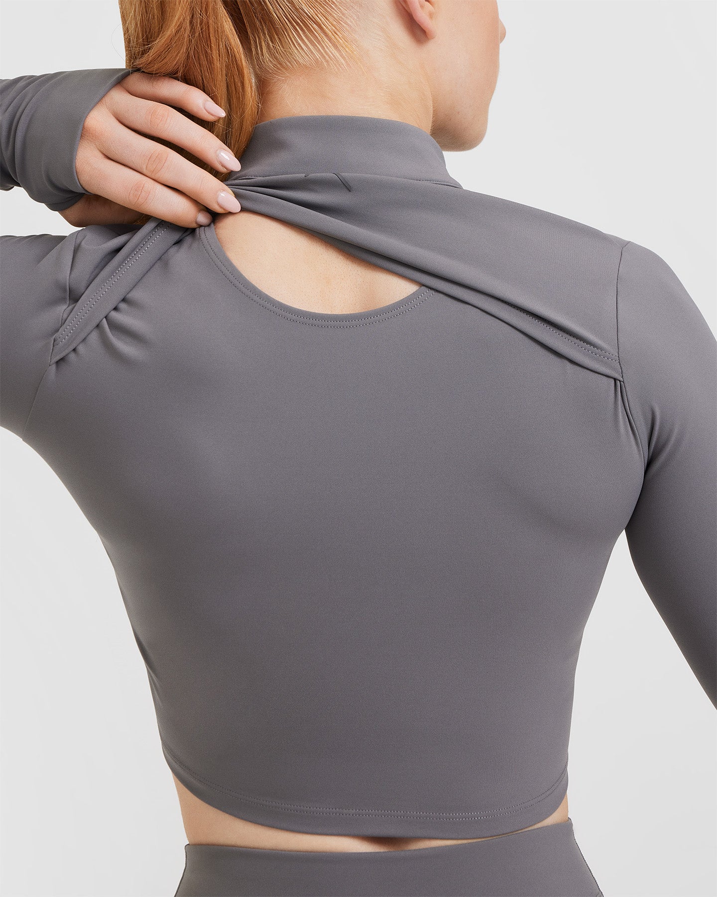 UnifiedMove Crop Jacket | Ash Grey - Image 5