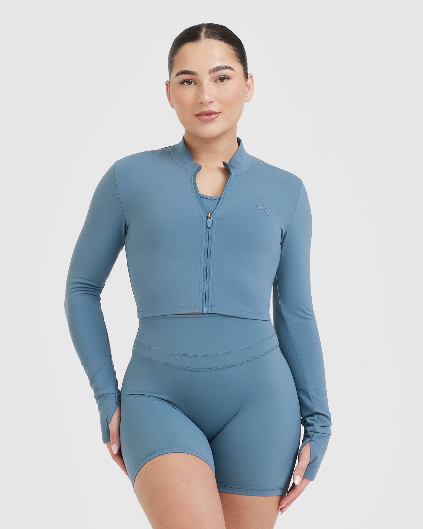 UnifiedMove Crop Jacket | Moonstone Blue - Image 3
