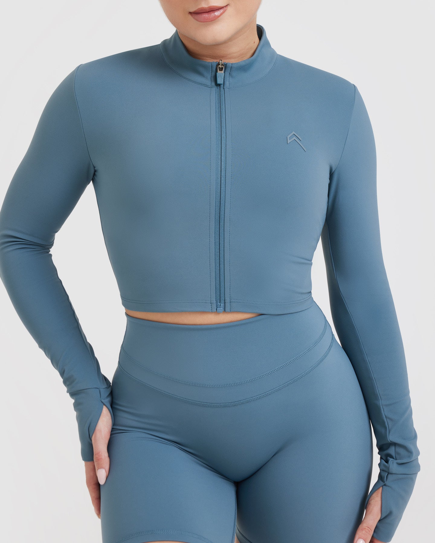 UnifiedMove Crop Jacket | Moonstone Blue - Image 4
