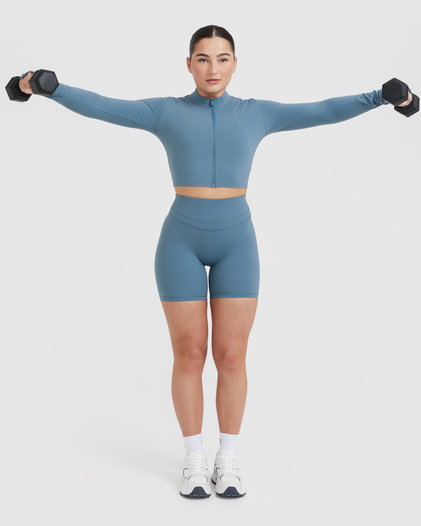 UnifiedMove Crop Jacket | Moonstone Blue - Image 6