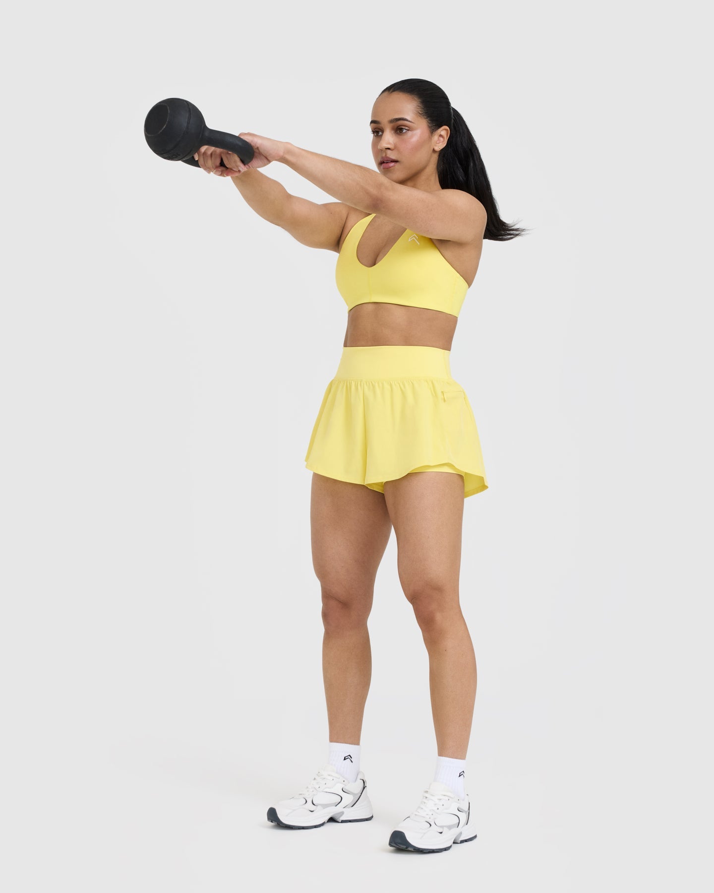UnifiedMove Double Layer Shorts 5" | Lemon Yellow - Image 6