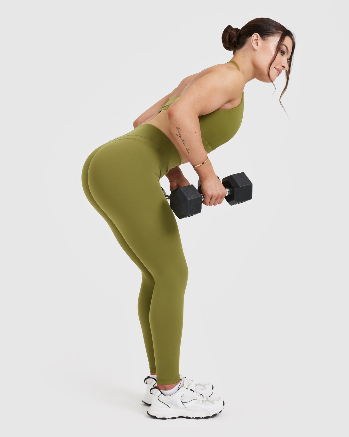 UnifiedMove High Waisted Leggings | Olive Green - Image 6