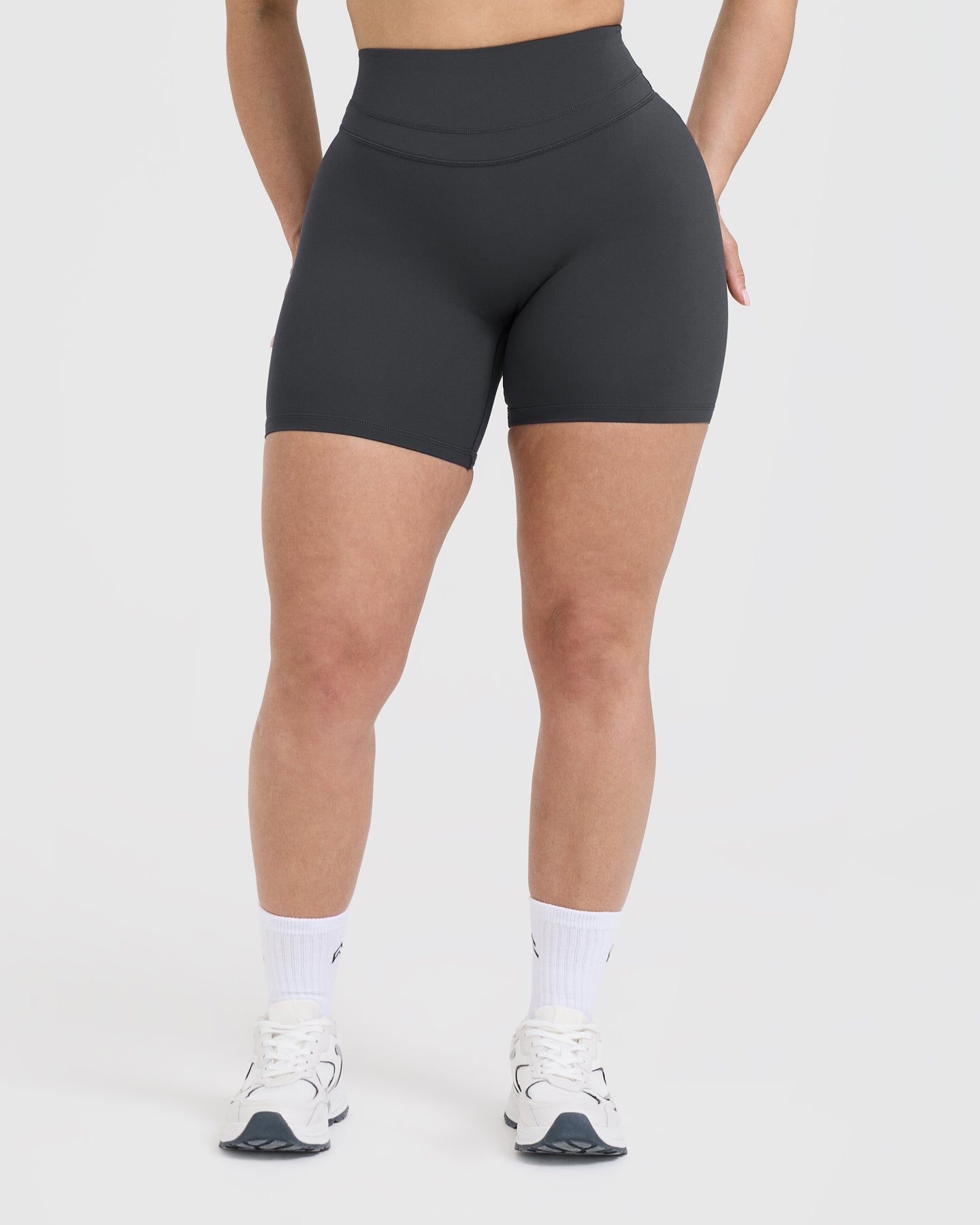 UnifiedMove High Waisted Shorts 6" | Coal - Image 2