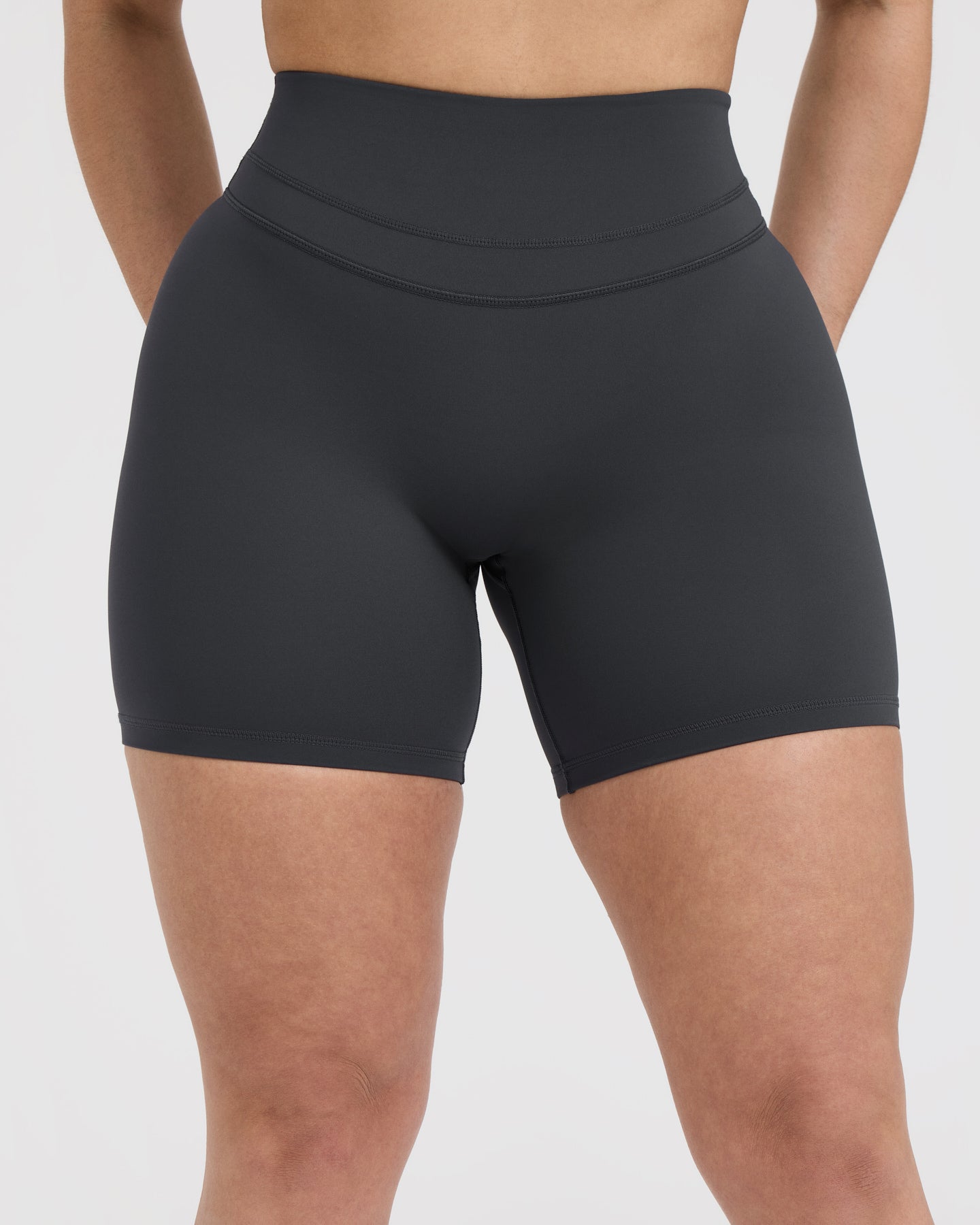 UnifiedMove High Waisted Shorts 6" | Coal - Image 4