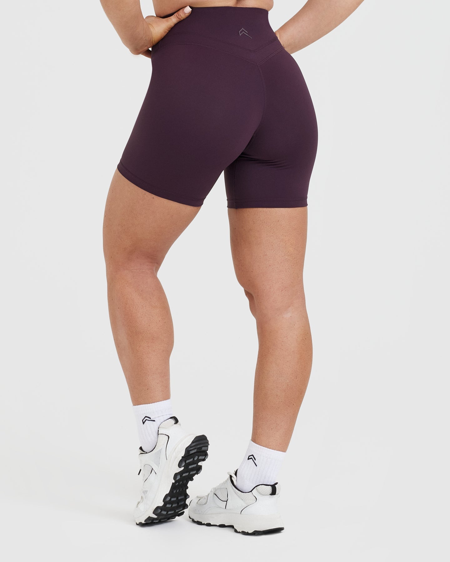 UnifiedMove High Waisted Shorts 6" | Blackberry Purple - Image 2