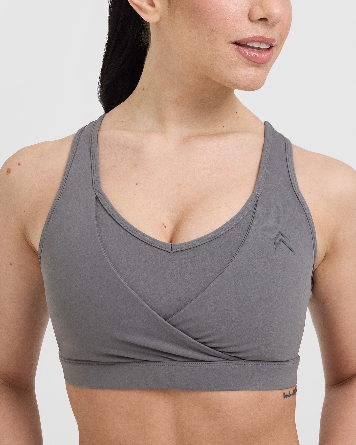 UnifiedMove Layered Sports Bra | Ash Grey - Image 4