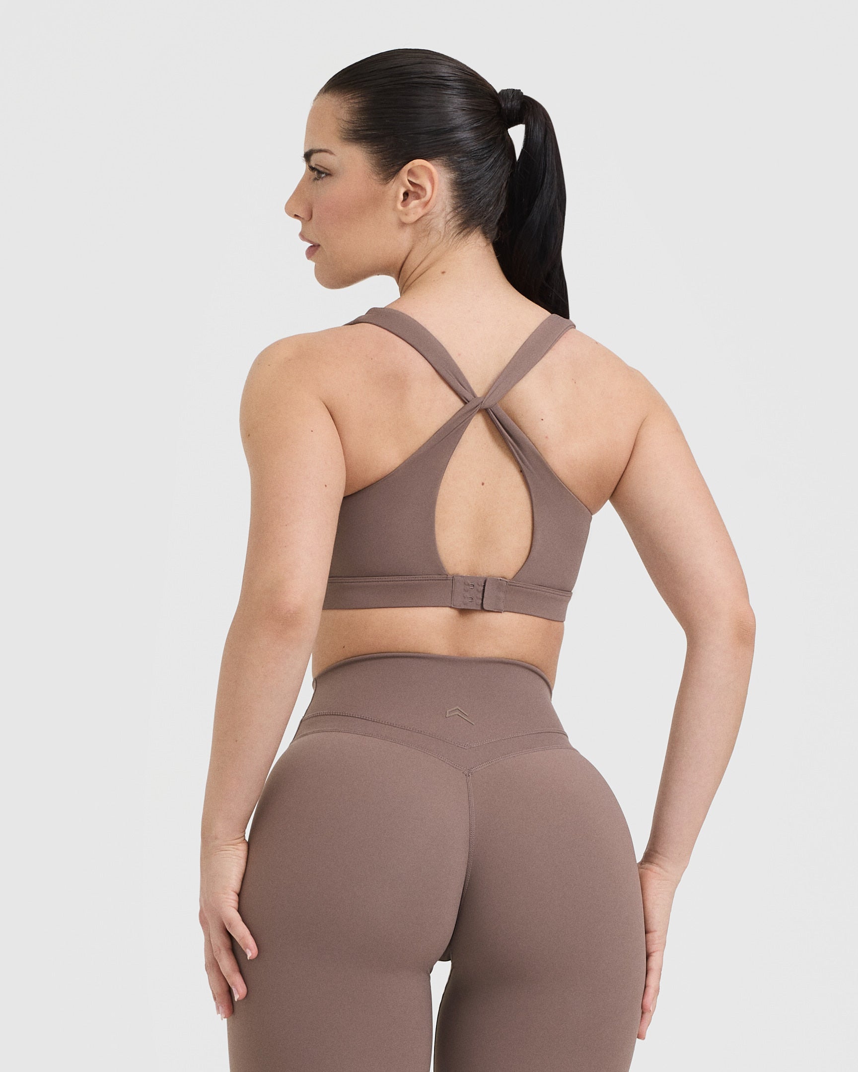 UnifiedMove Layered Sports Bra | Cool Brown - Image 2