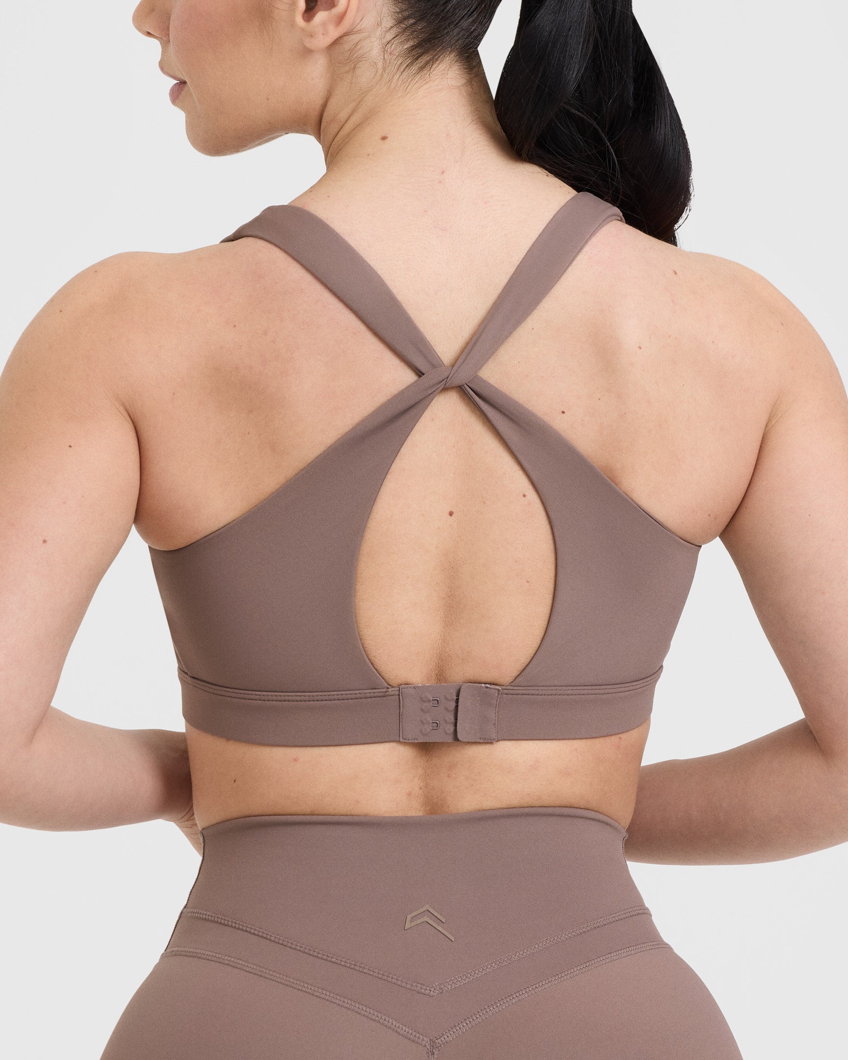 UnifiedMove Layered Sports Bra | Cool Brown - Image 5