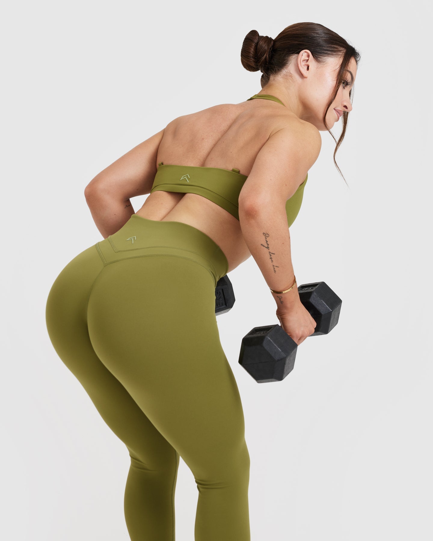 UnifiedMove Twist Sports Bra | Olive Green - Image 6