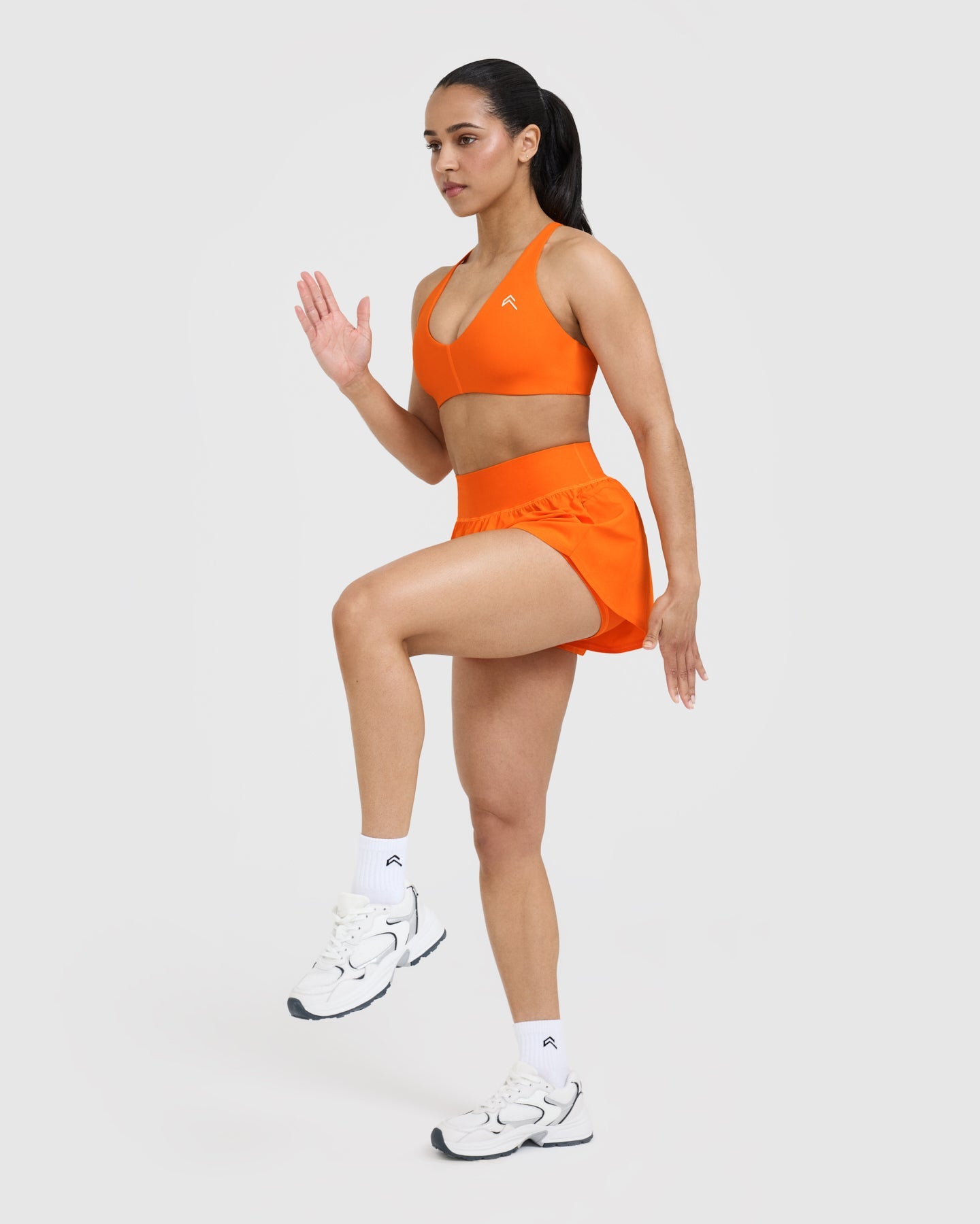 UnifiedMove Double Layer Shorts 5" | Flame Orange - Image 5