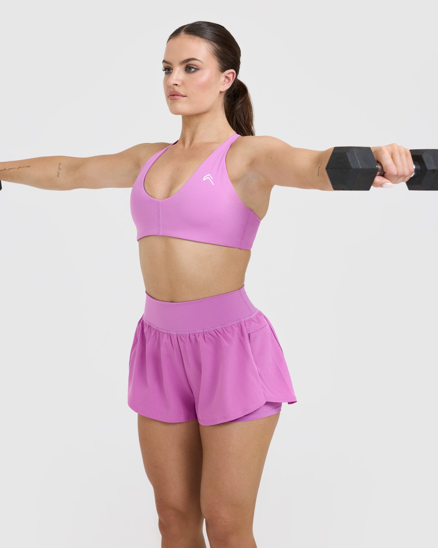 UnifiedMove Double Layer Shorts 5" | Orchid Purple - Image 6