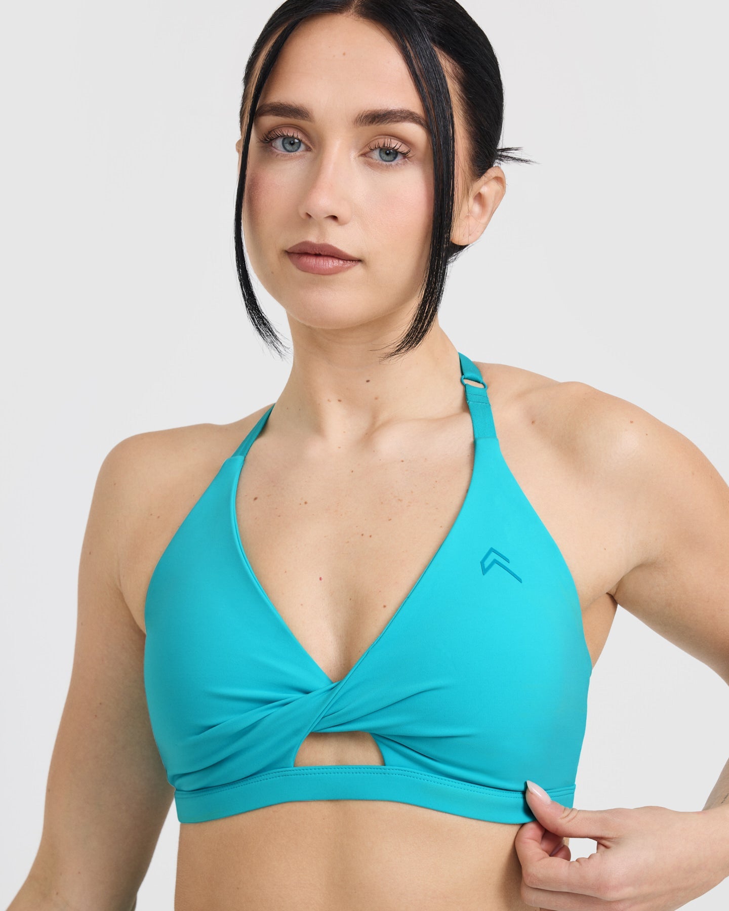 UnifiedMove Twist Sports Bra | Aqua Blue - Image 4
