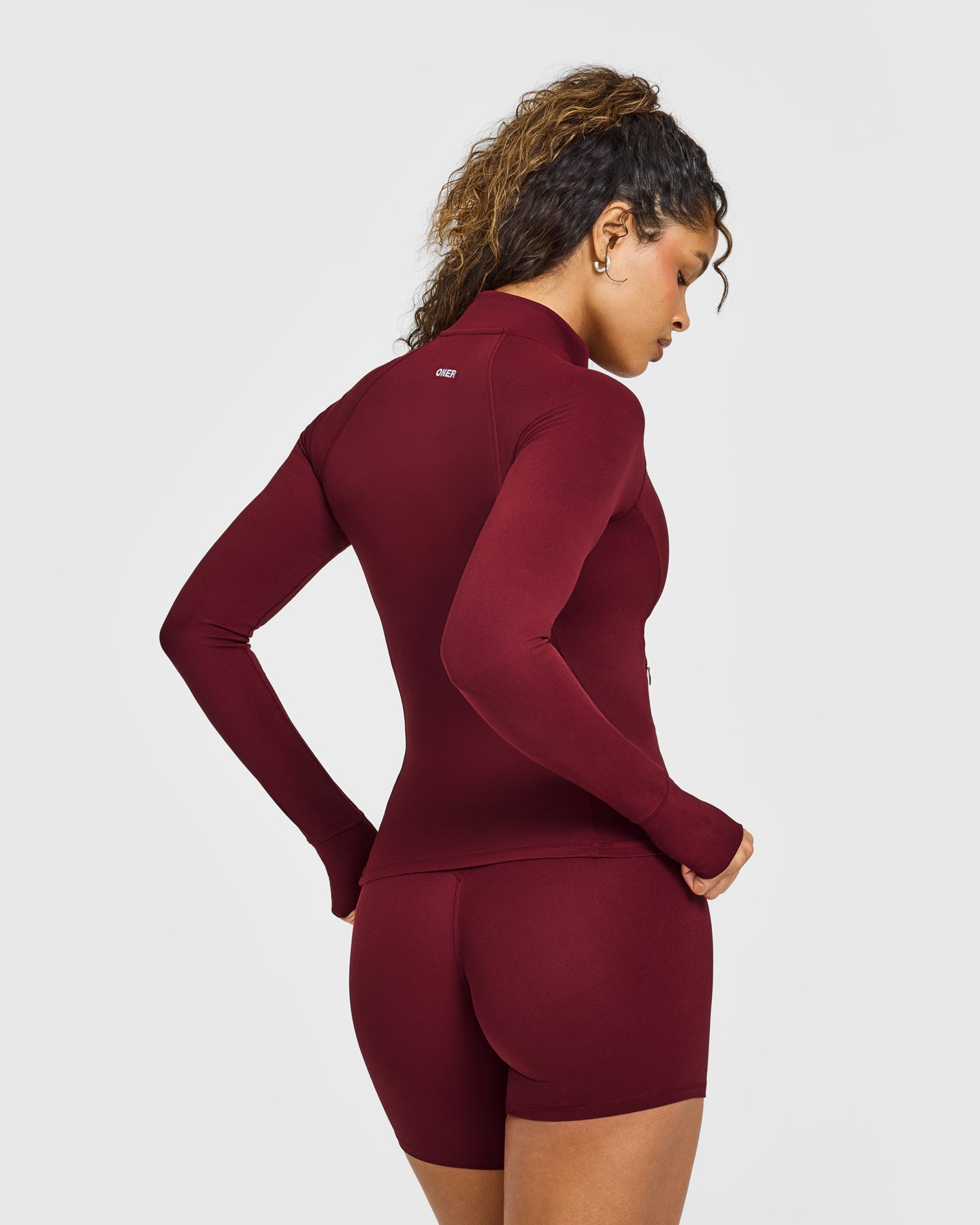 SoftMotion Jacket with White Logo | Light Rosewood - Image 2