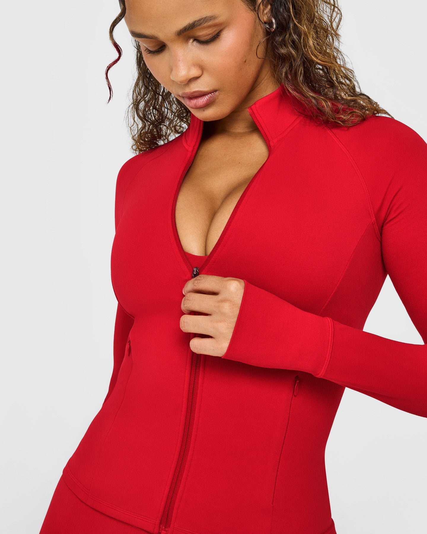 SoftMotion Jacket with White Logo | Light Toasted Red - Image 5